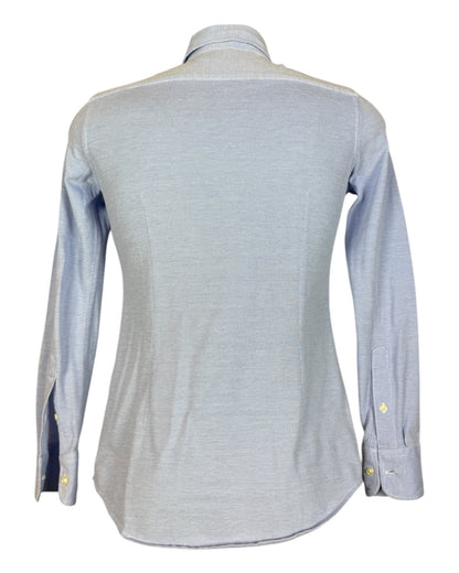 Polo Ralph Lauren Knit Oxford Bluse hellblau Größe S