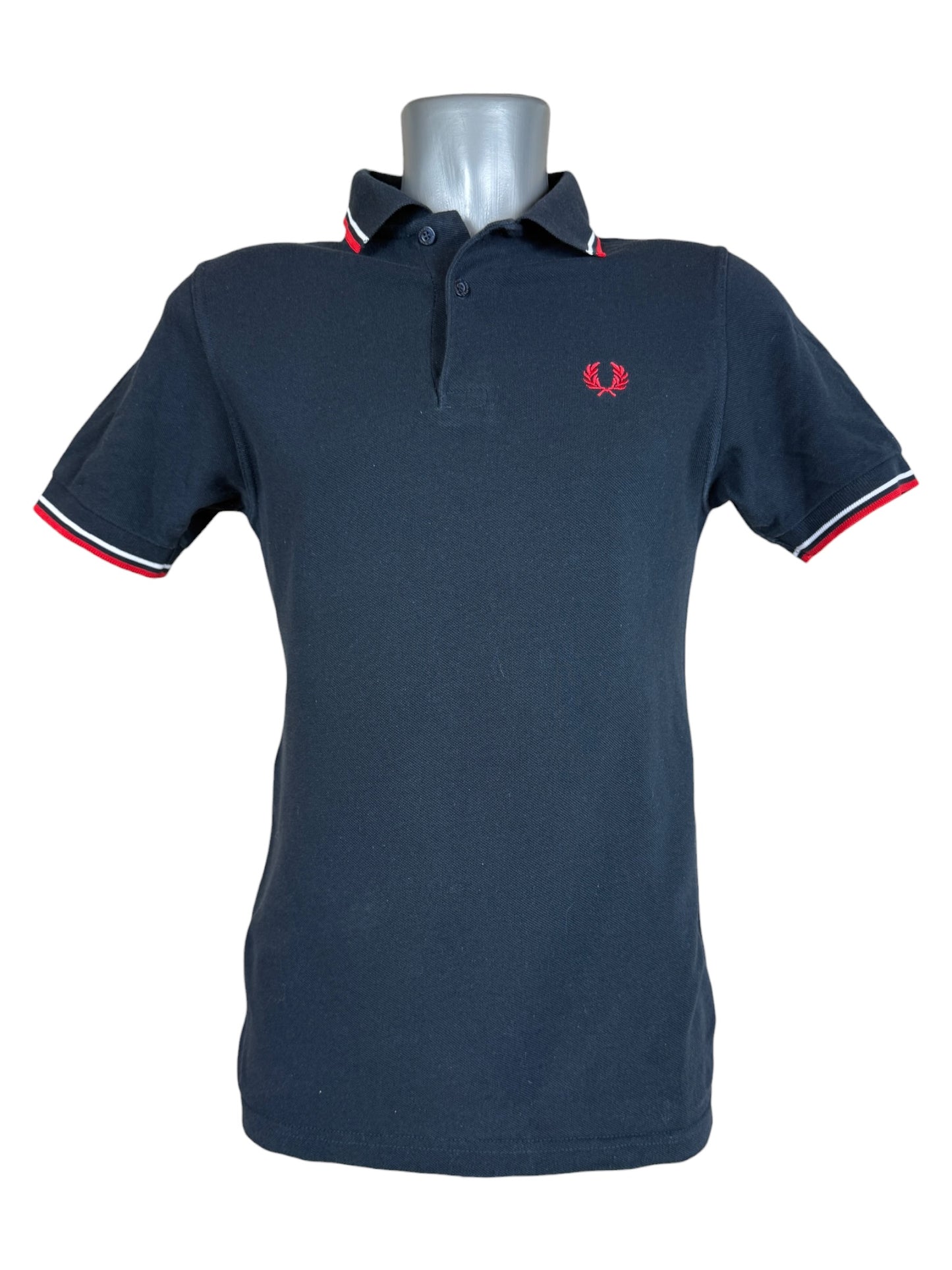 Fred Perry Poloshirt schwarz Größe M