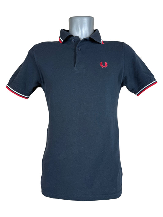 Fred Perry Poloshirt schwarz Größe M