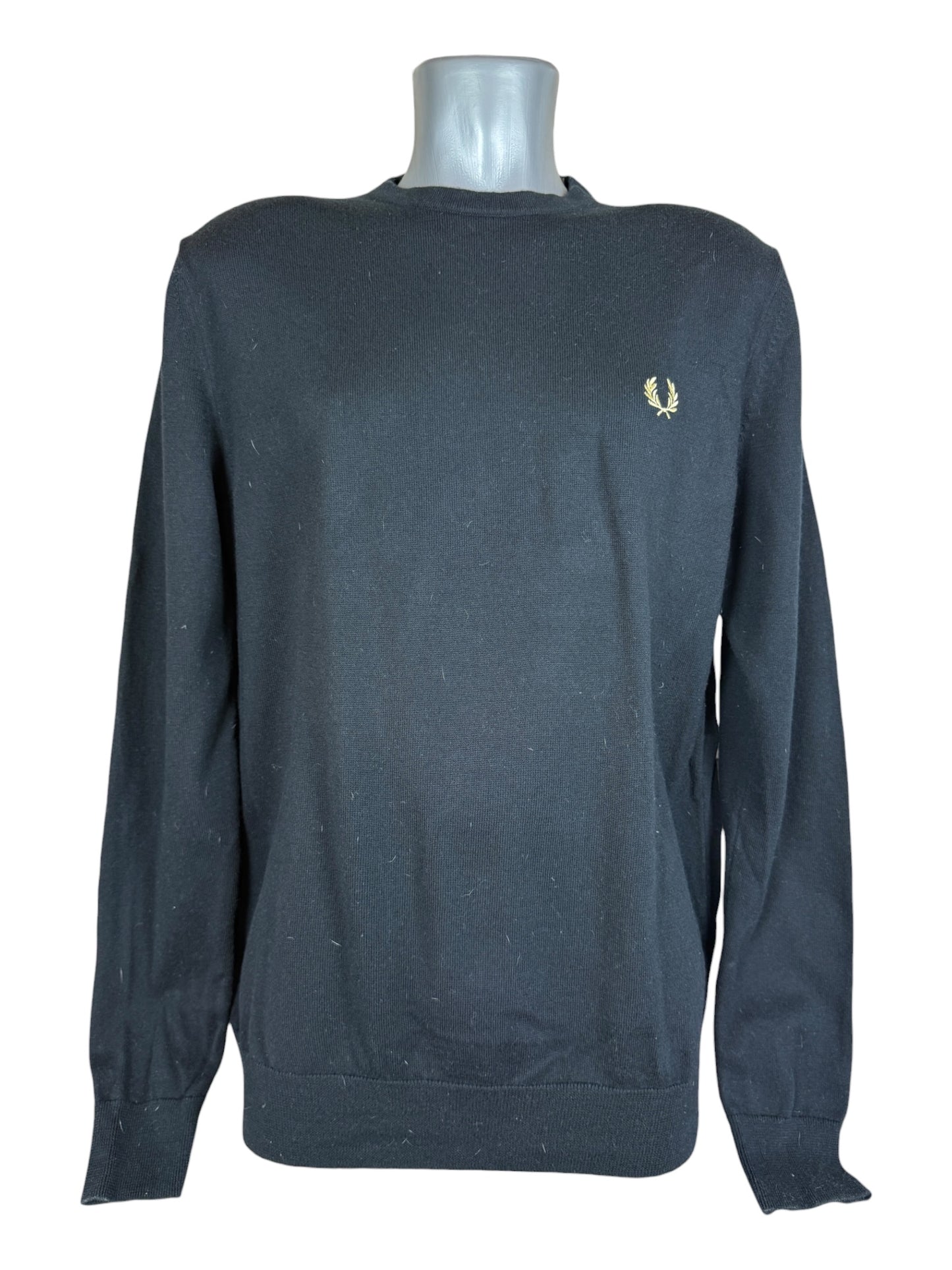 Fred Perry Pullover schwarz Größe L