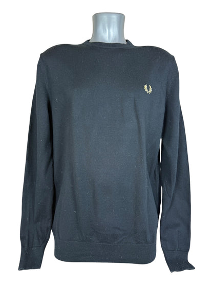 Fred Perry Pullover schwarz Größe L