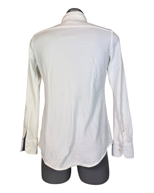 Polo Ralph Lauren Knit Oxfordhemd Bluse weiß Größe M