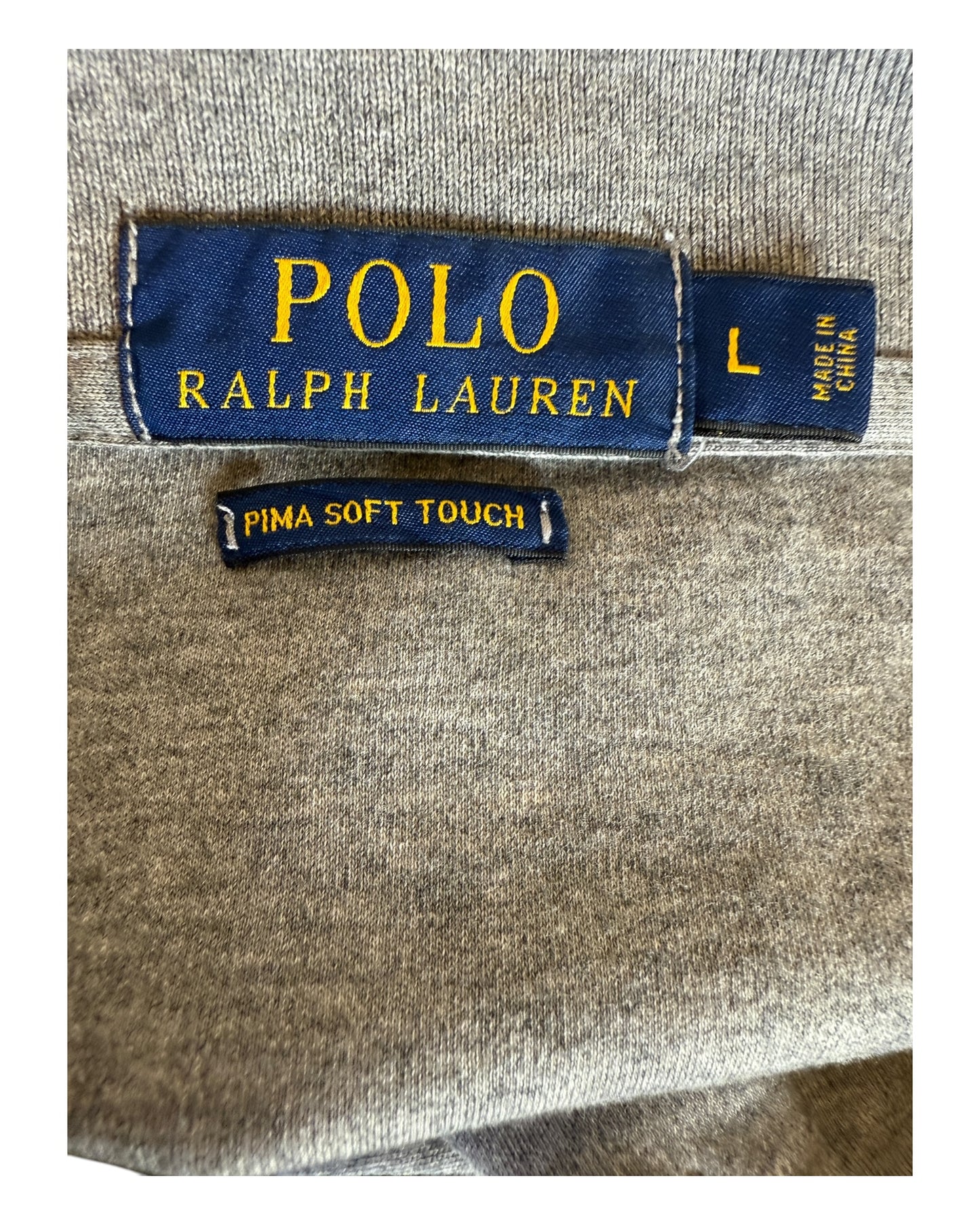 Polo Ralph Lauren Poloshirt grau Größe L