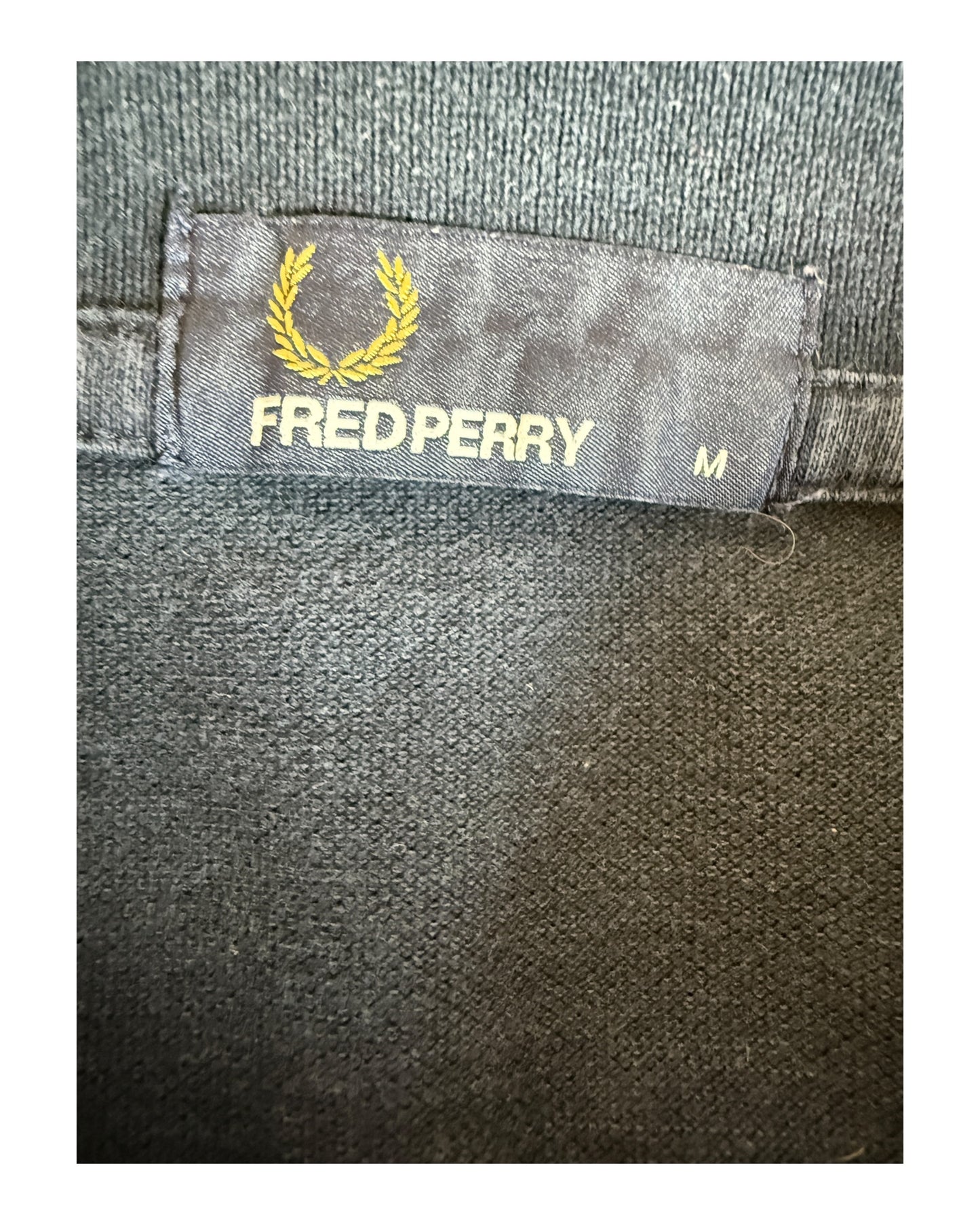Fred Perry Poloshirt marineblau Größe M