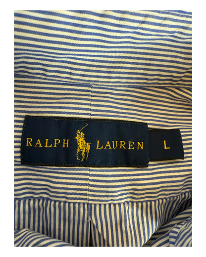 Polo Ralph Lauren Hemd blau weiß gestreift Größe L