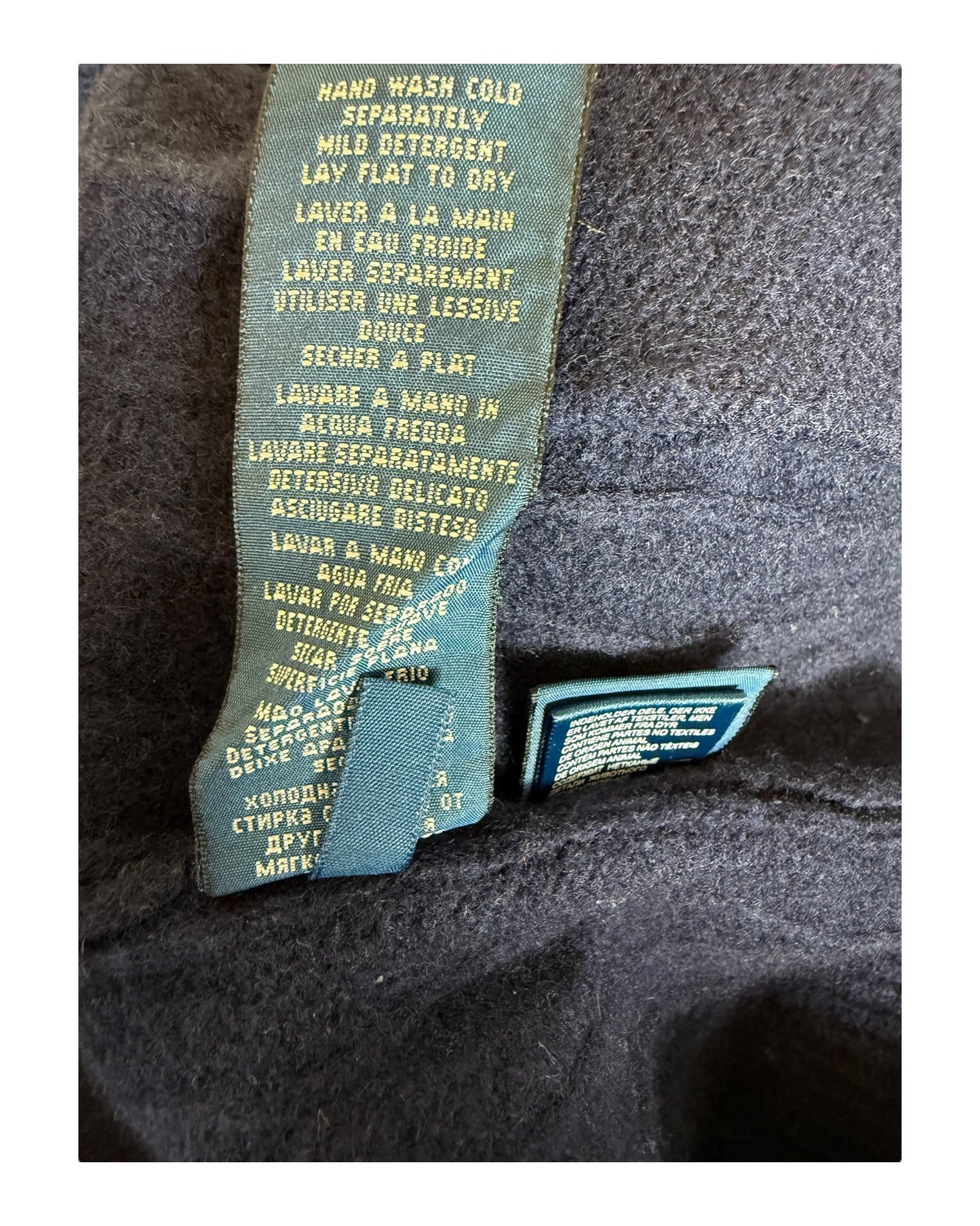 Polo Ralph Lauren Zopfmuster Cardigan marineblau Größe M