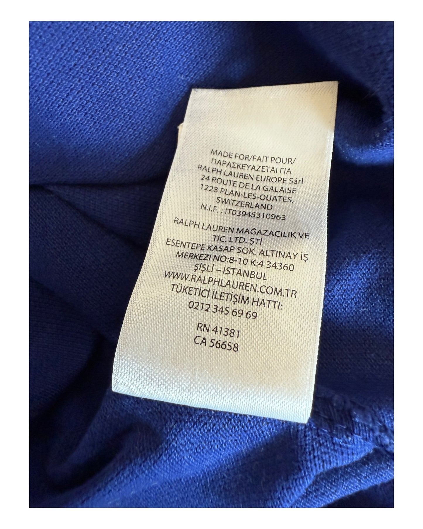 Polo Ralph Lauren Poloshirt royalblau Größe M