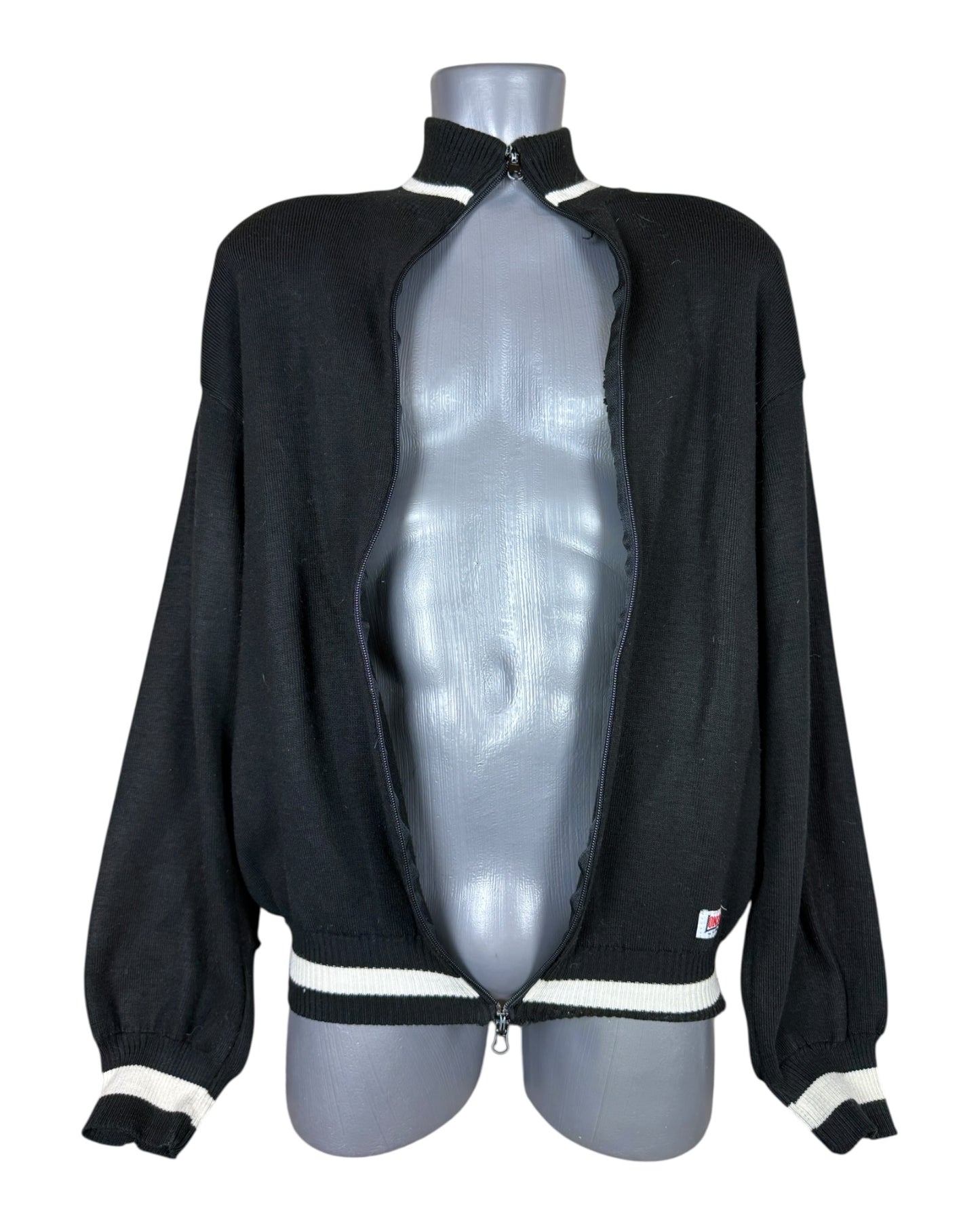 Lonsdale Strickjacke schwarz Größe M