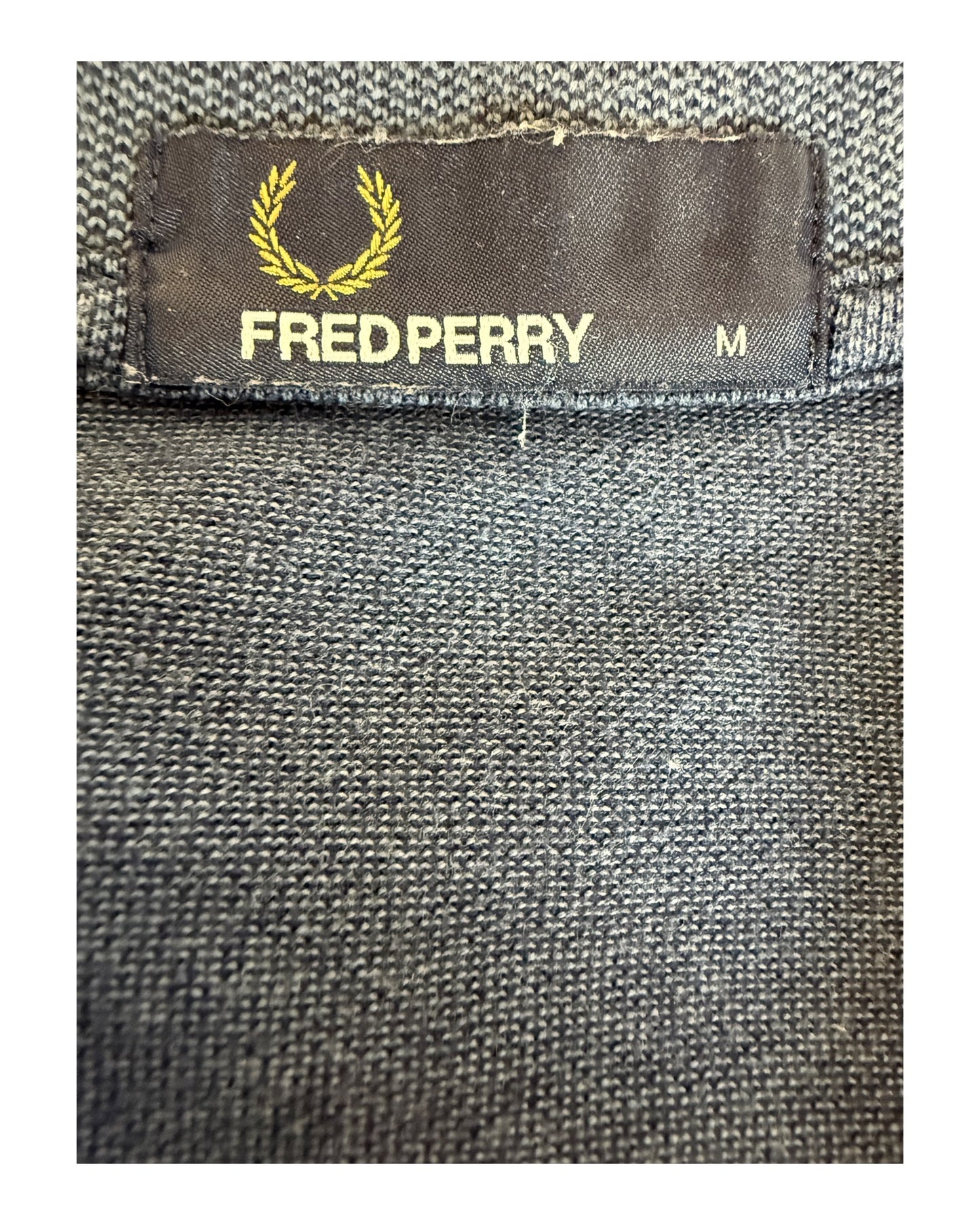 Fred Perry Poloshirt blau Größe M