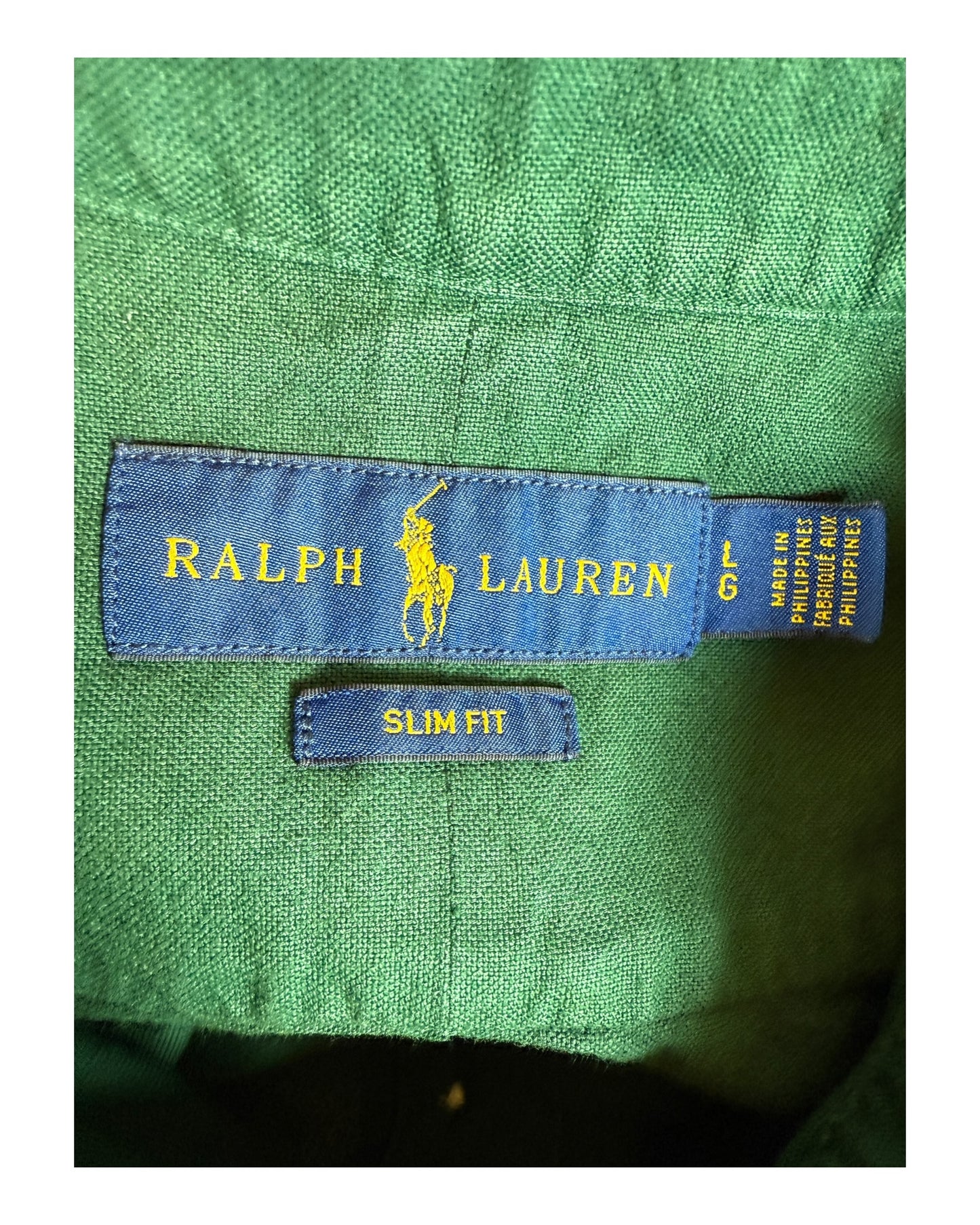 Polo Ralph Lauren Oxfordhemd grün Größe L
