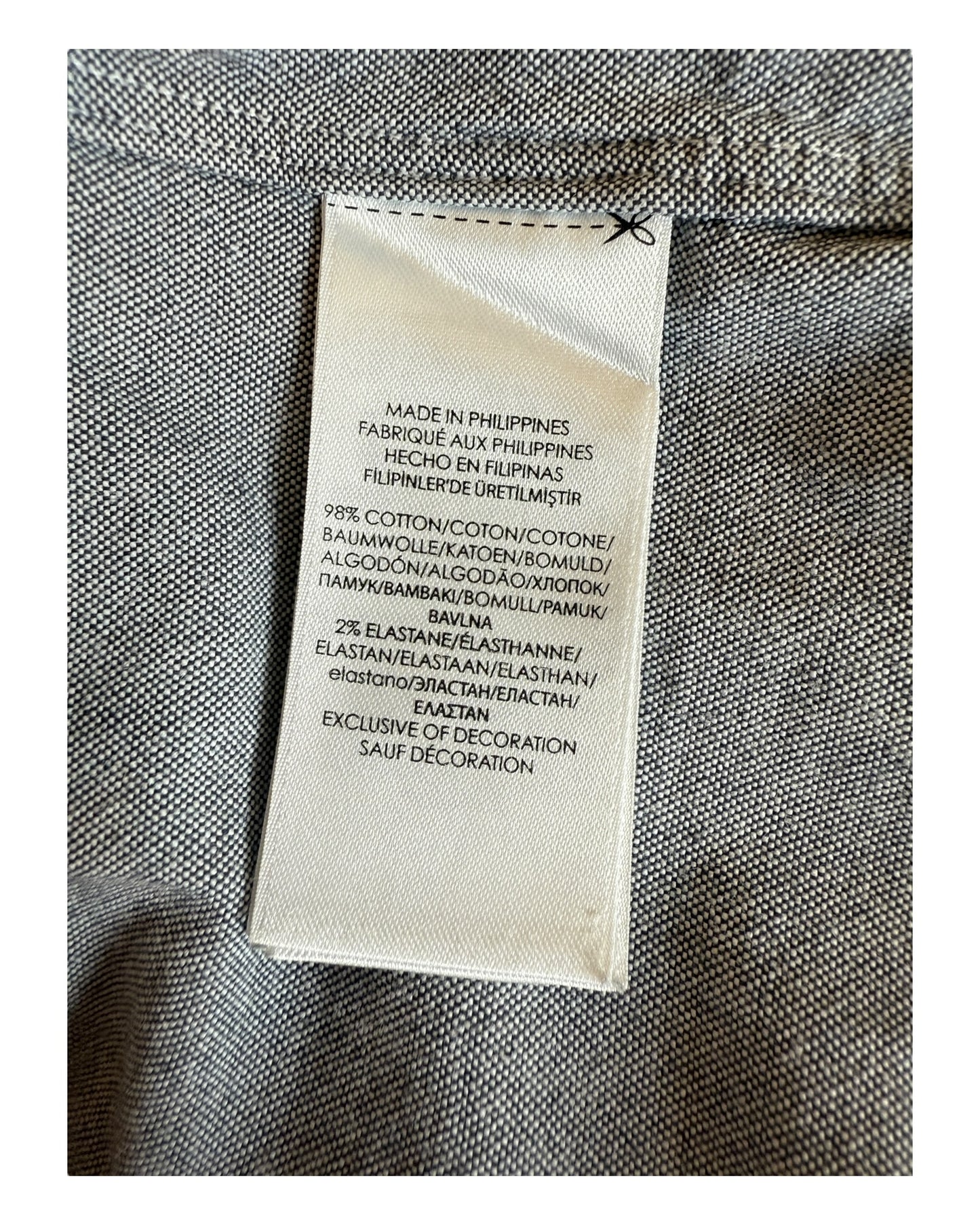 Polo Ralph Lauren Oxfordhemd grau Größe L