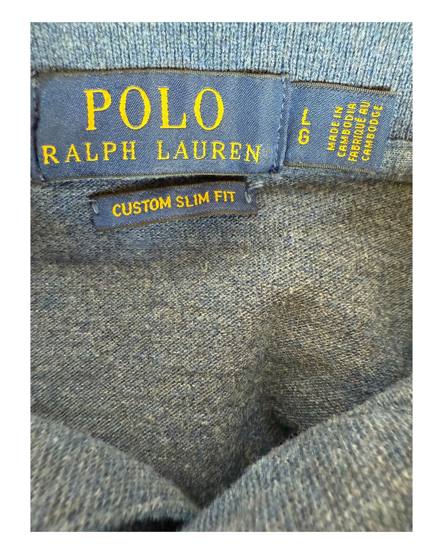 Polo Ralph Lauren Poloshirt blau Größe L