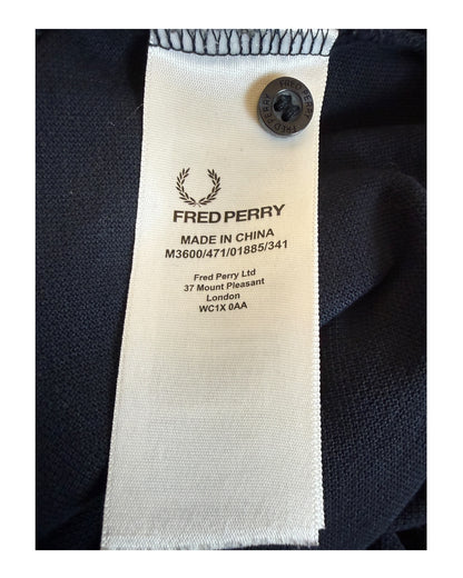 Fred Perry Poloshirt schwarz Größe M