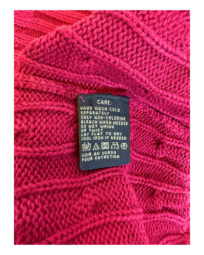 Polo Ralph Lauren cable knit sweater pink size S