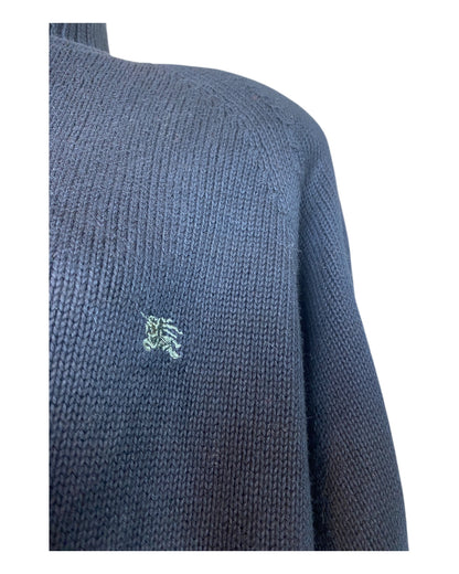 Burberry Half Zip Pullover schwarz Größe XL