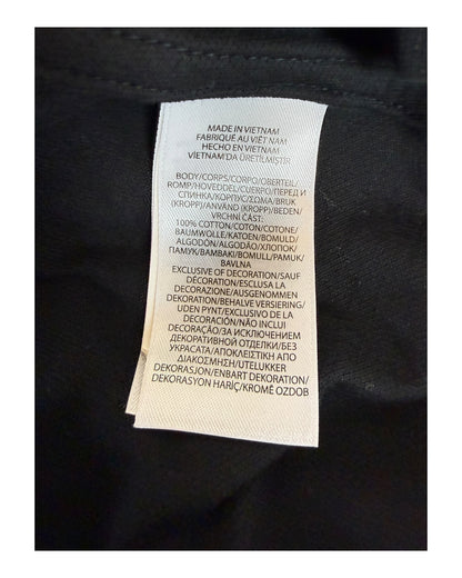 Polo Ralph Lauren Knit Oxford Bluse schwarz Größe M