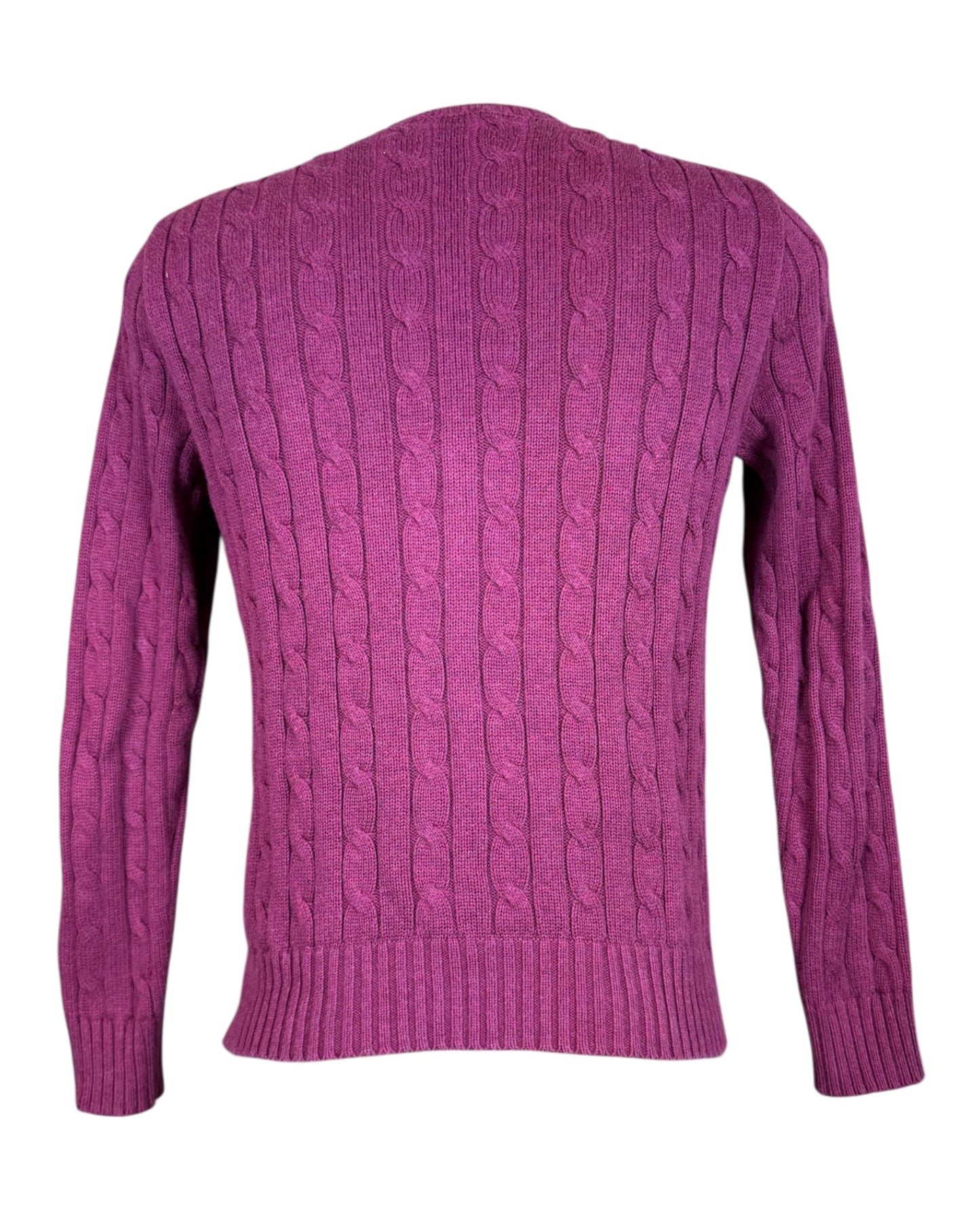 Polo Ralph Lauren Zopfmuster Pullover pink Größe M