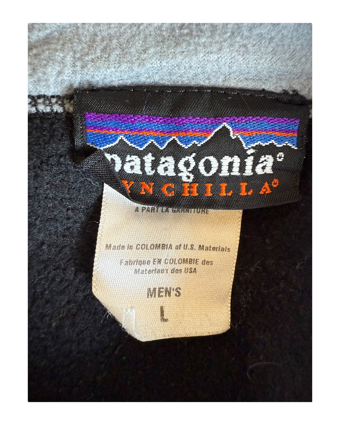Patagonia Fleece Weste schwarz Größe L