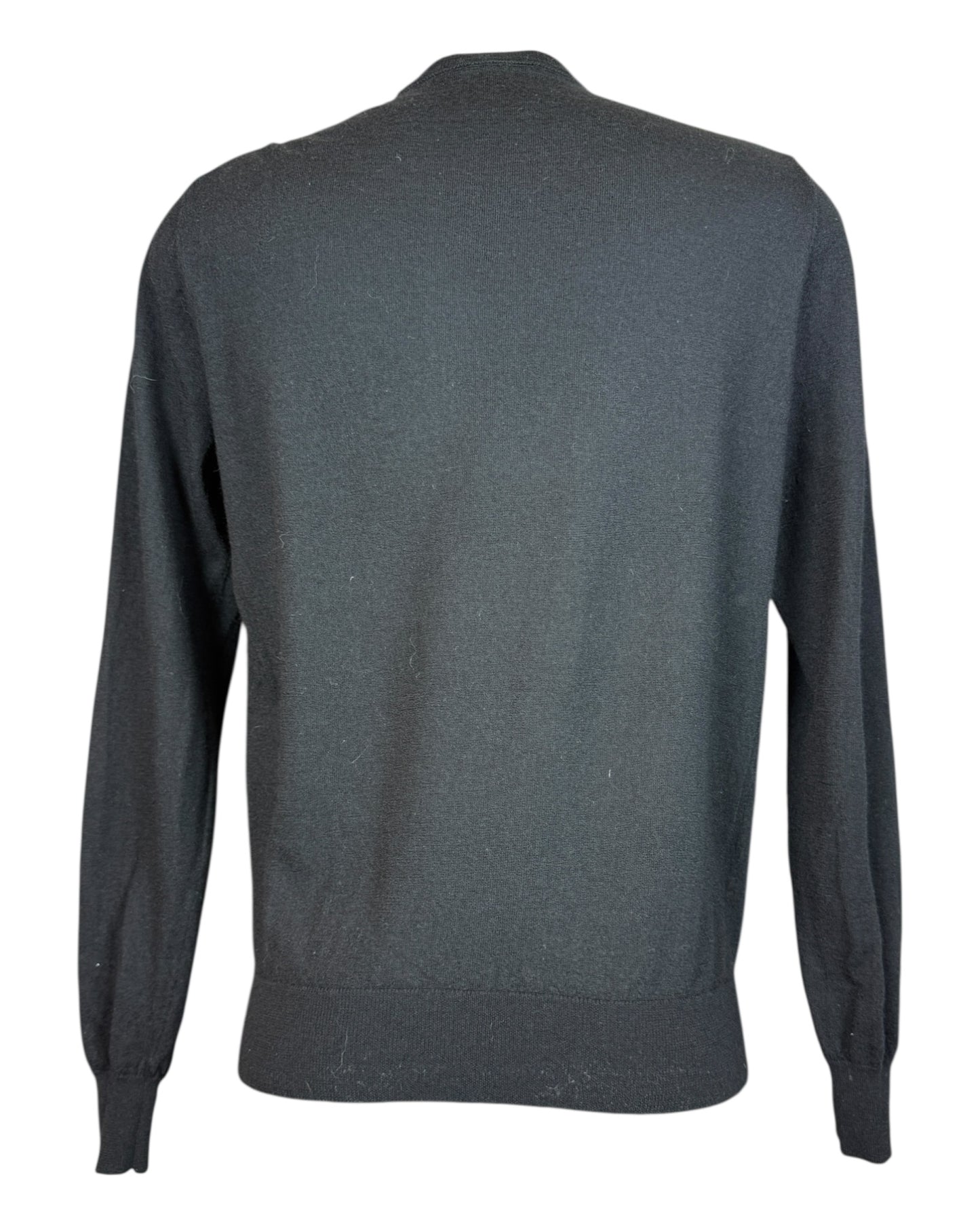 Suit Supply Pullover Merinowolle schwarz Größe M