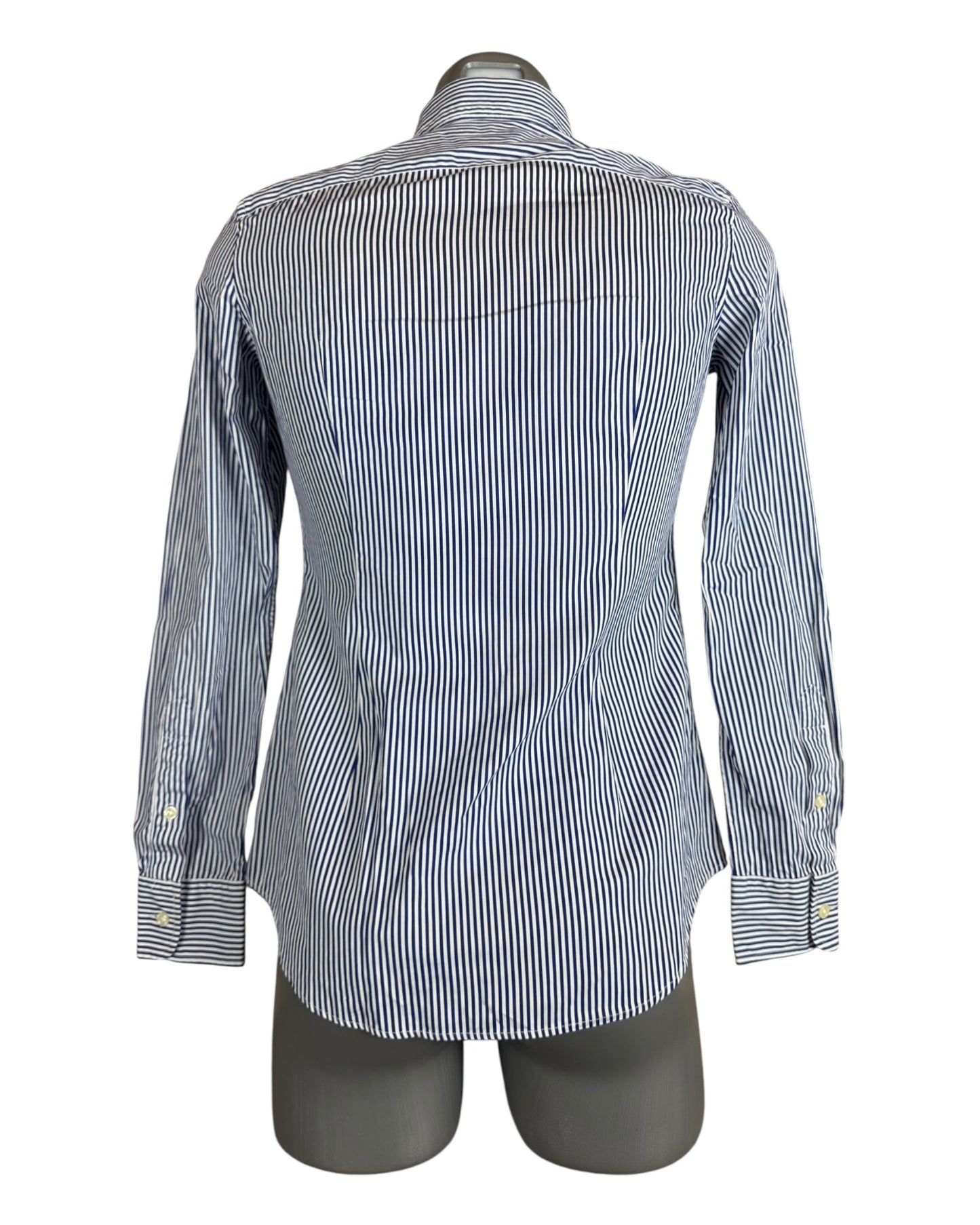 Polo Ralph Lauren Bluse blau weiß gestreift Größe S
