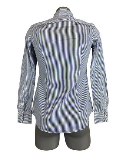 Polo Ralph Lauren Bluse blau weiß gestreift Größe S