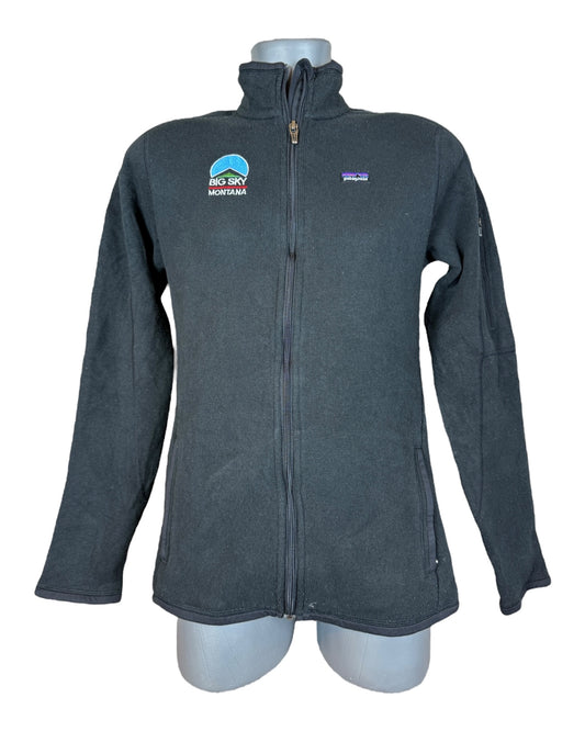 Patagonia Fleece Jacke schwarz Größe L
