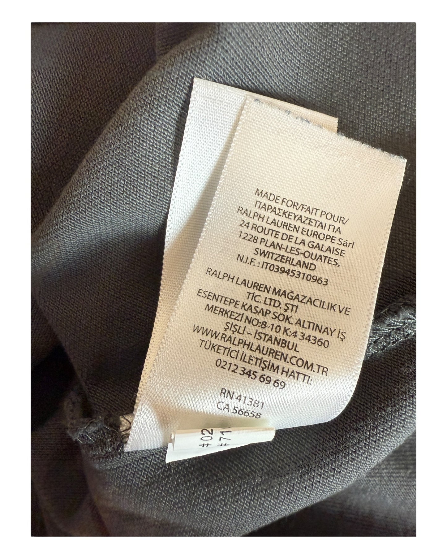 Polo Ralph Lauren Poloshirt grau Größe M