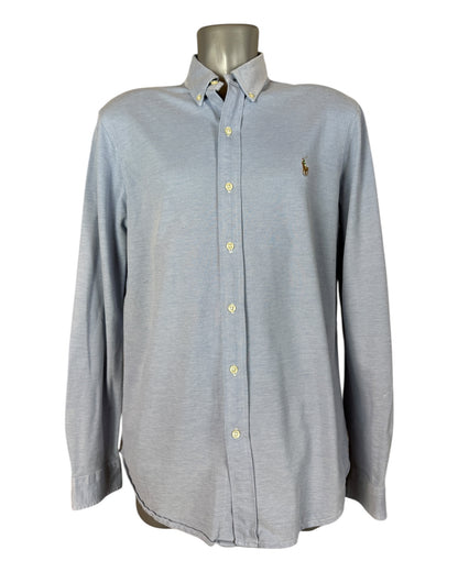 Polo Ralph Lauren Knit Oxfordhemd hellblau Größe L