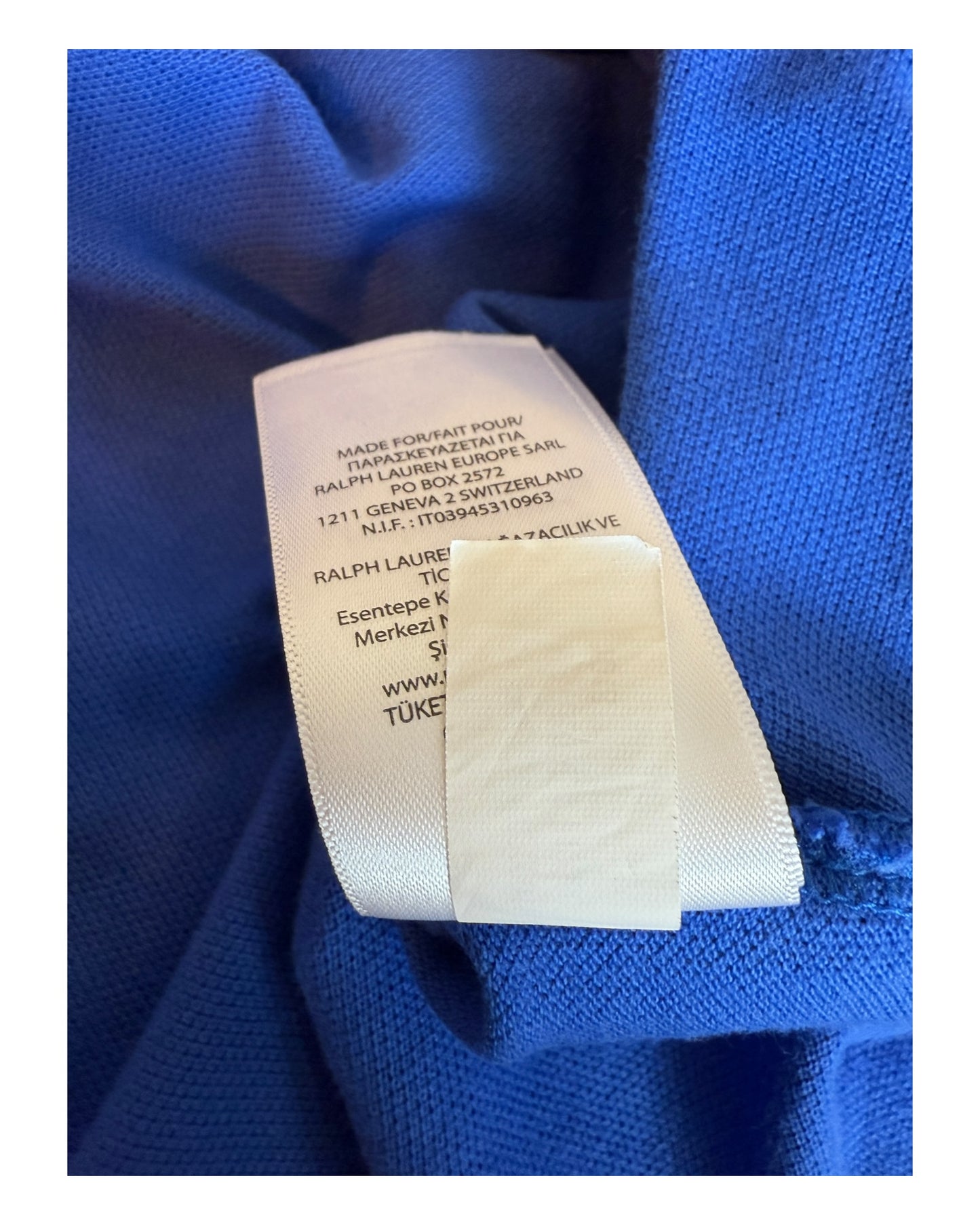 Polo Ralph Lauren Poloshirt blau Größe L