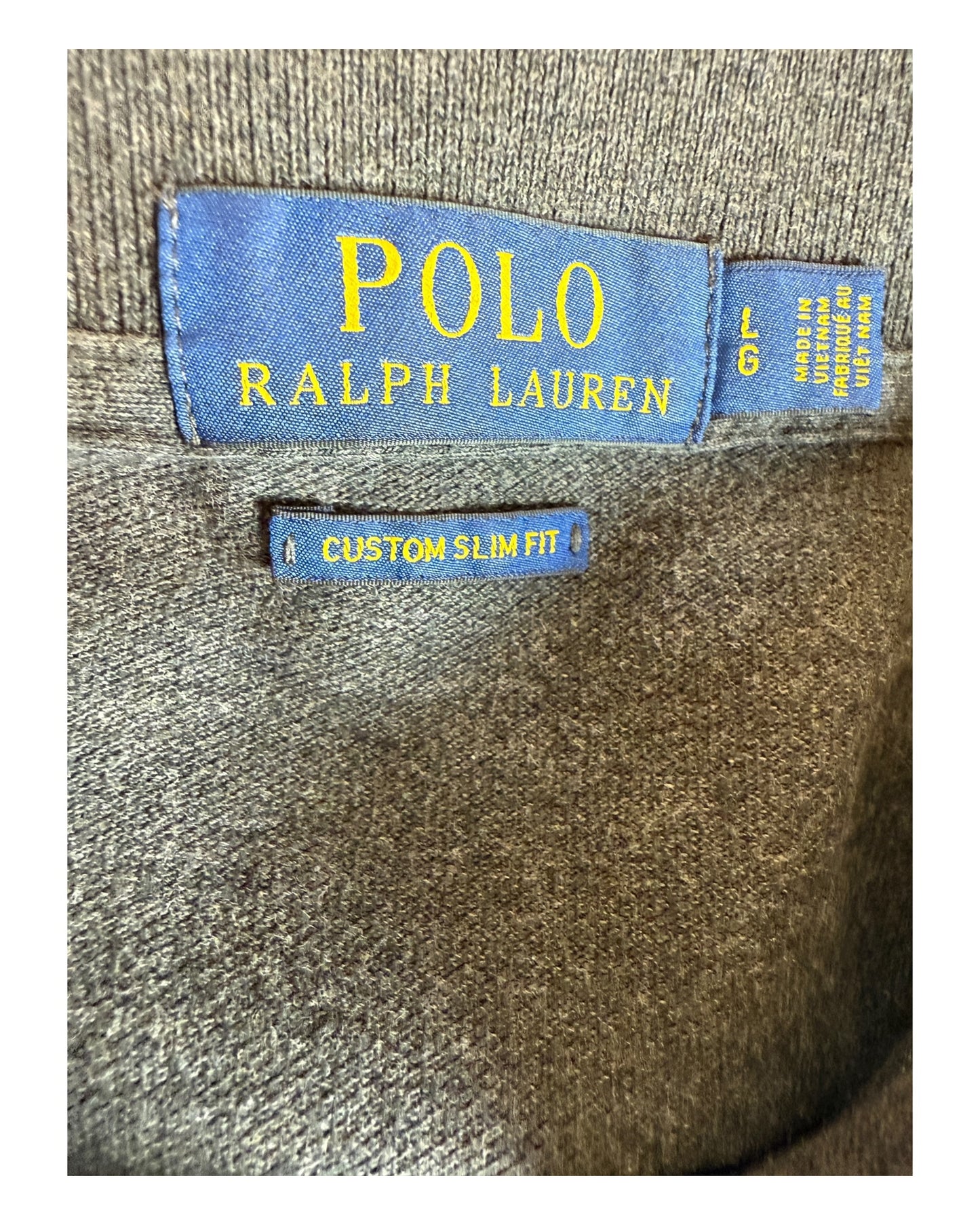 Polo Ralph Lauren Poloshirt dunkelgrau Größe L