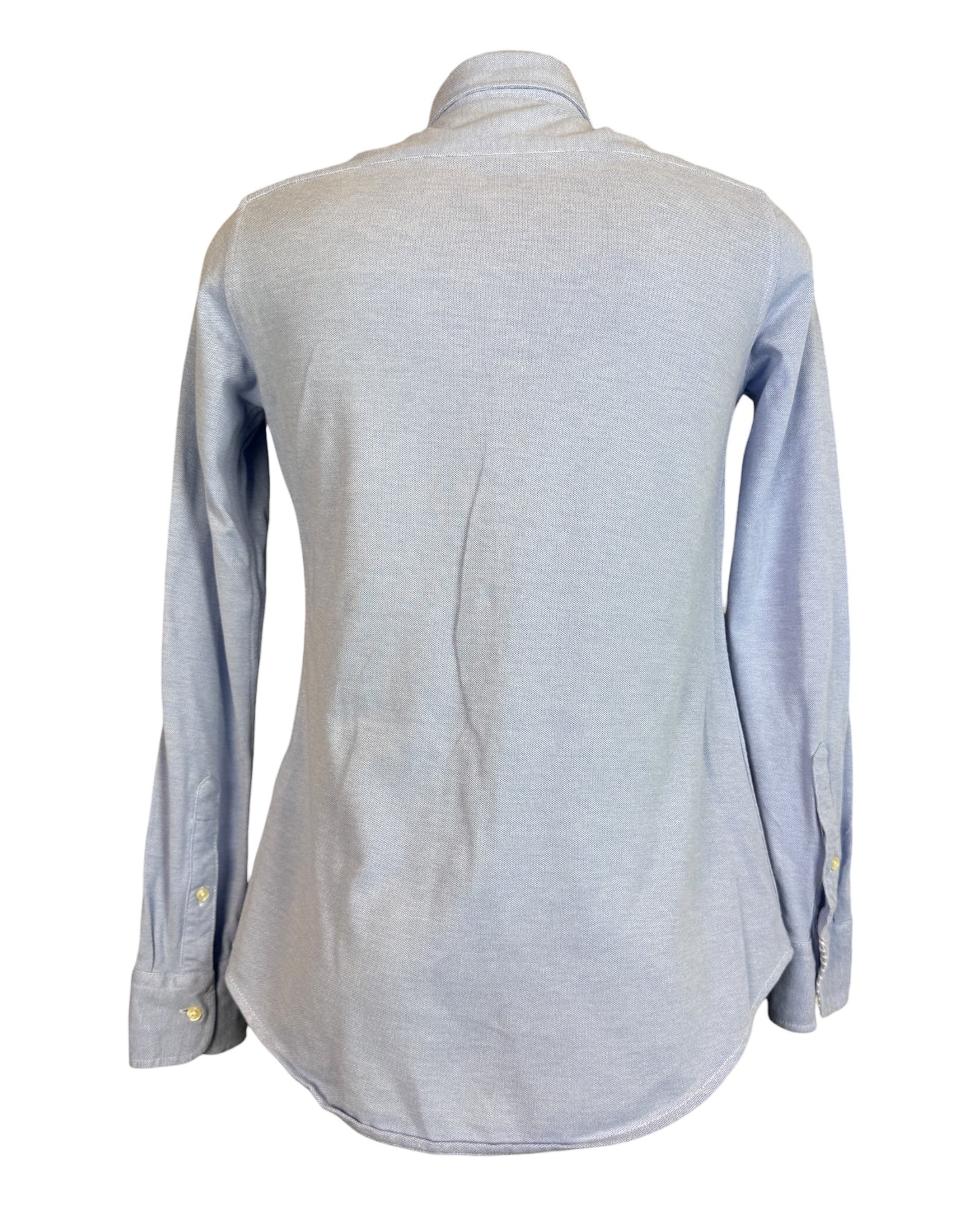 Polo Ralph Lauren Knit Oxford Bluse hellblau Größe M