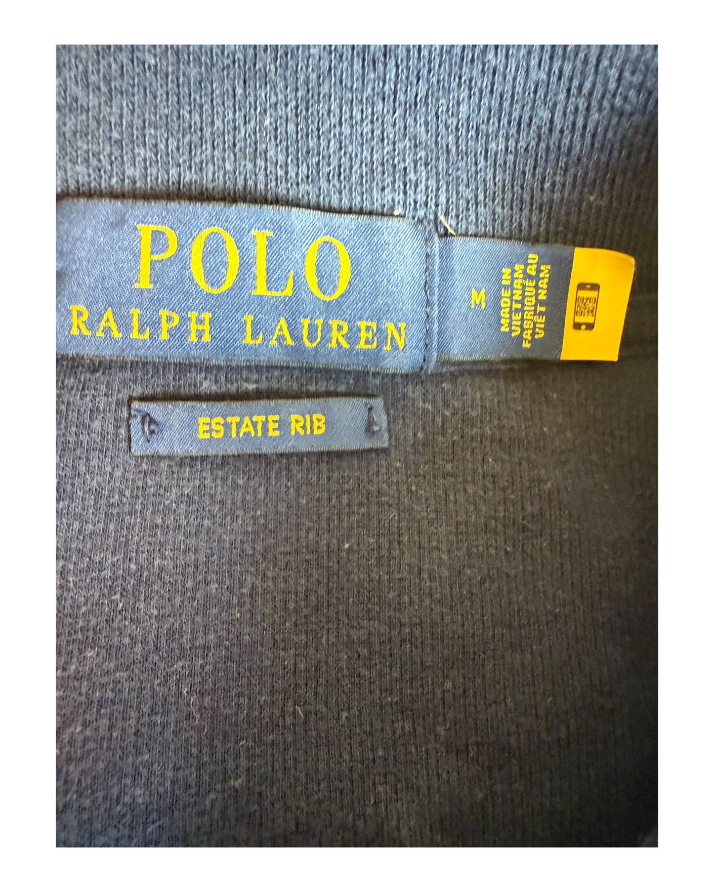 Polo Ralph Lauren Half Zip Pullover marineblau Größe M