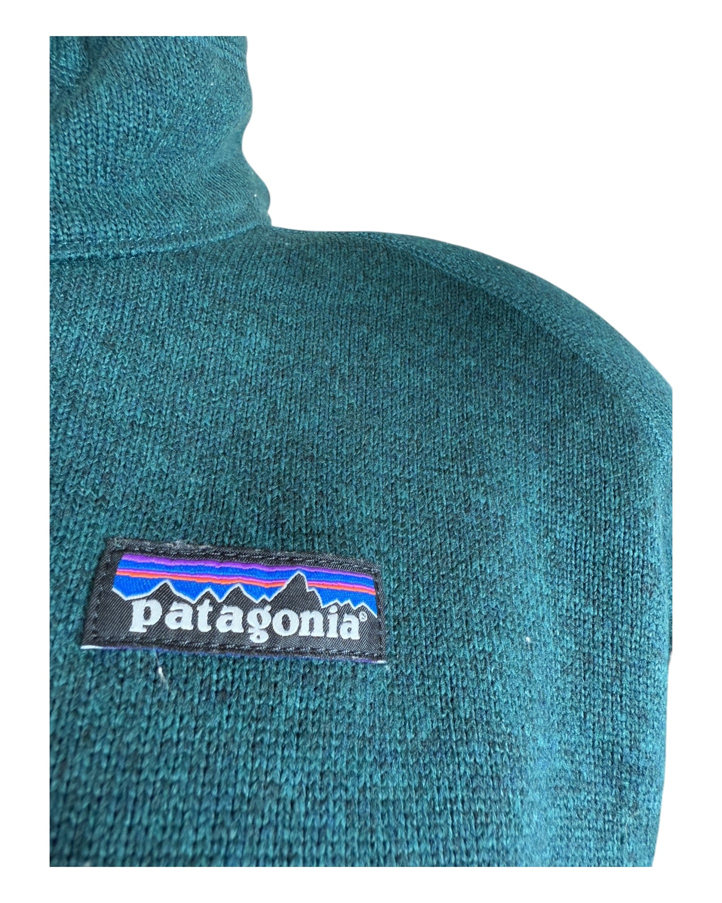 Patagonia Fleece Jacke kobaltgrün Größe L