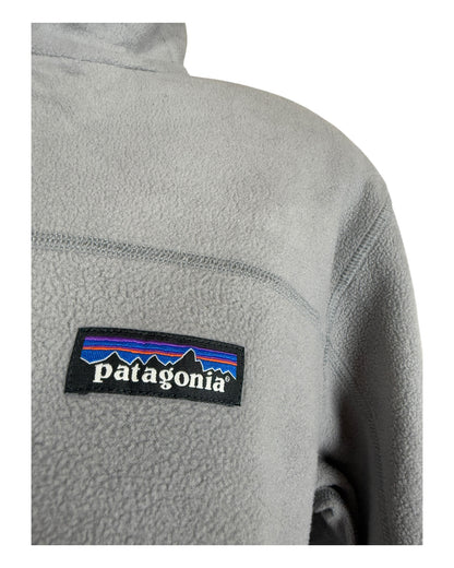 Patagonia Fleece Half Zip Pullover grau Größe M