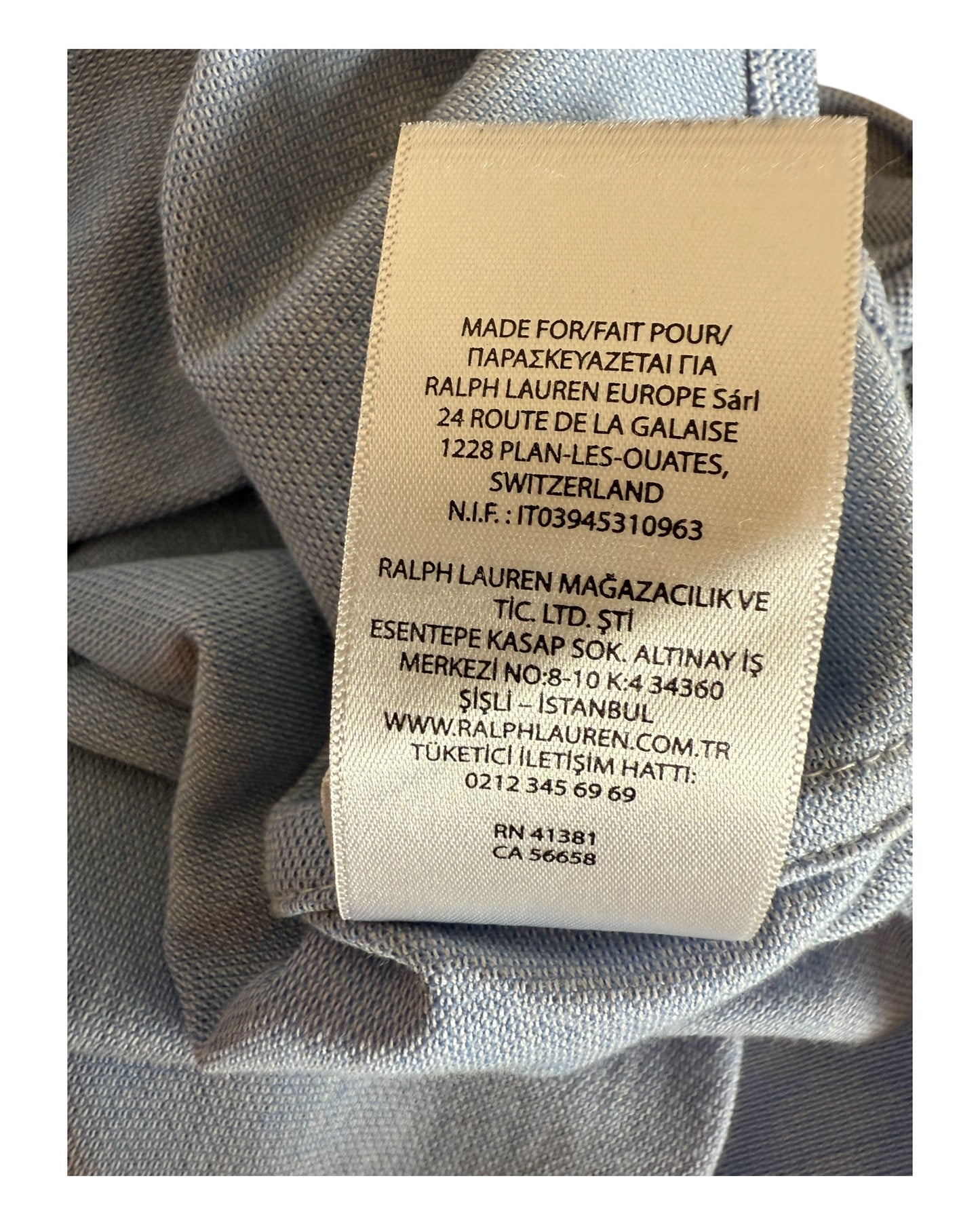 Polo Ralph Lauren Knit Oxfordhemd hellblau Größe S