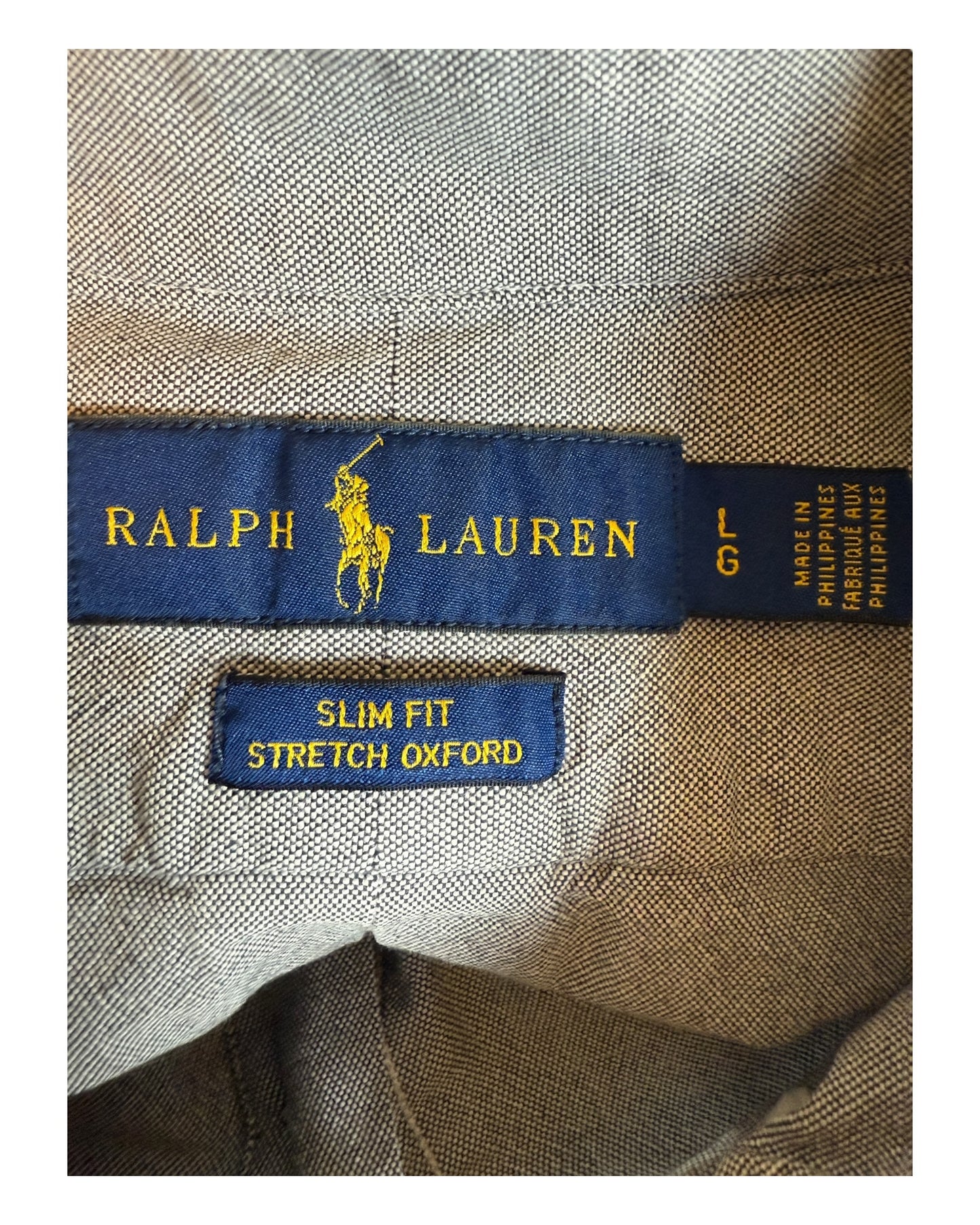 Polo Ralph Lauren Oxfordhemd grau Größe L