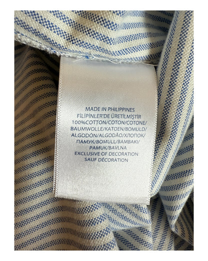 Polo Ralph Lauren Oxfordhemd hellblau weiß gestreift Größe M