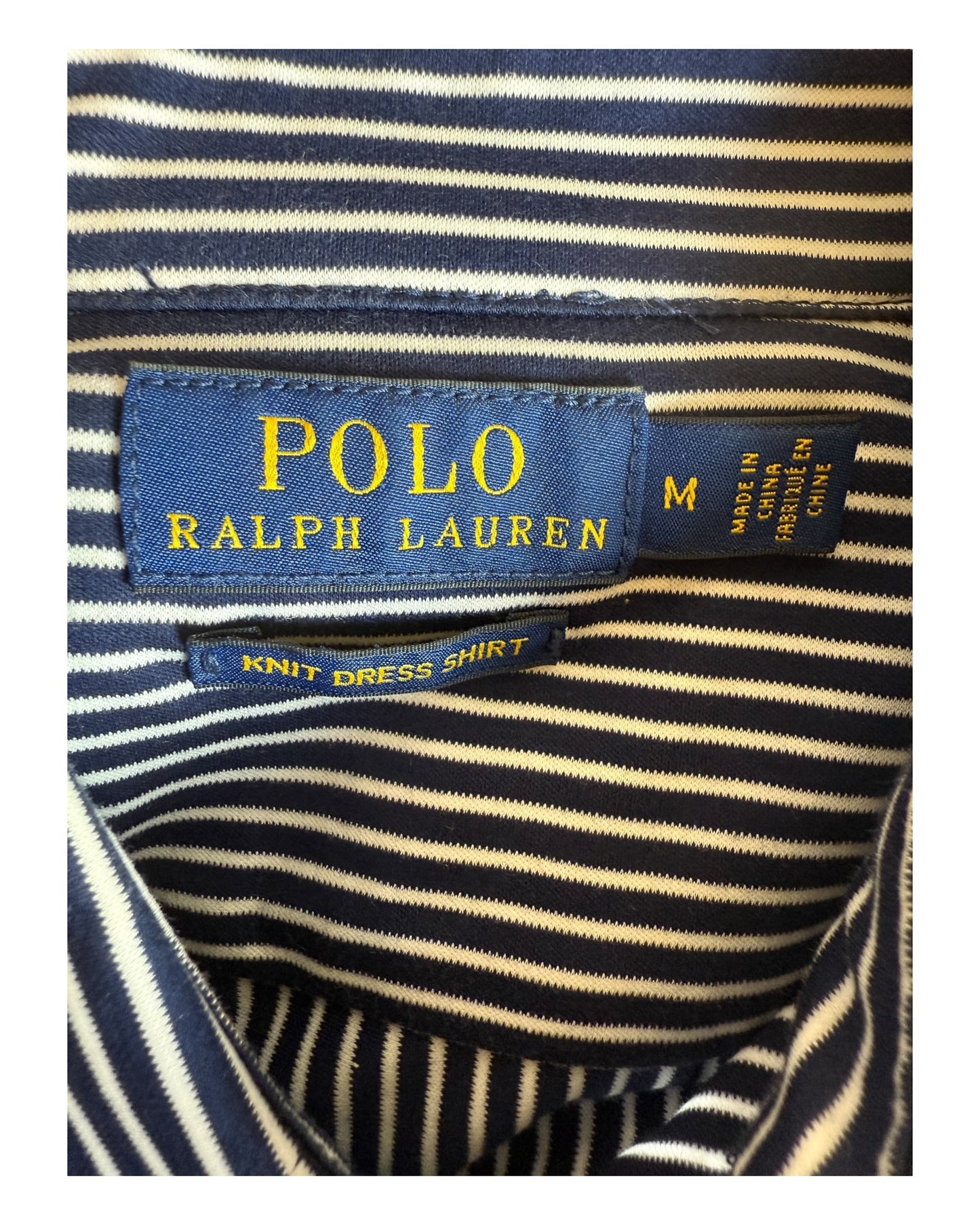 Polo Ralph Lauren Bluse schwarz weiß gestreift Größe M