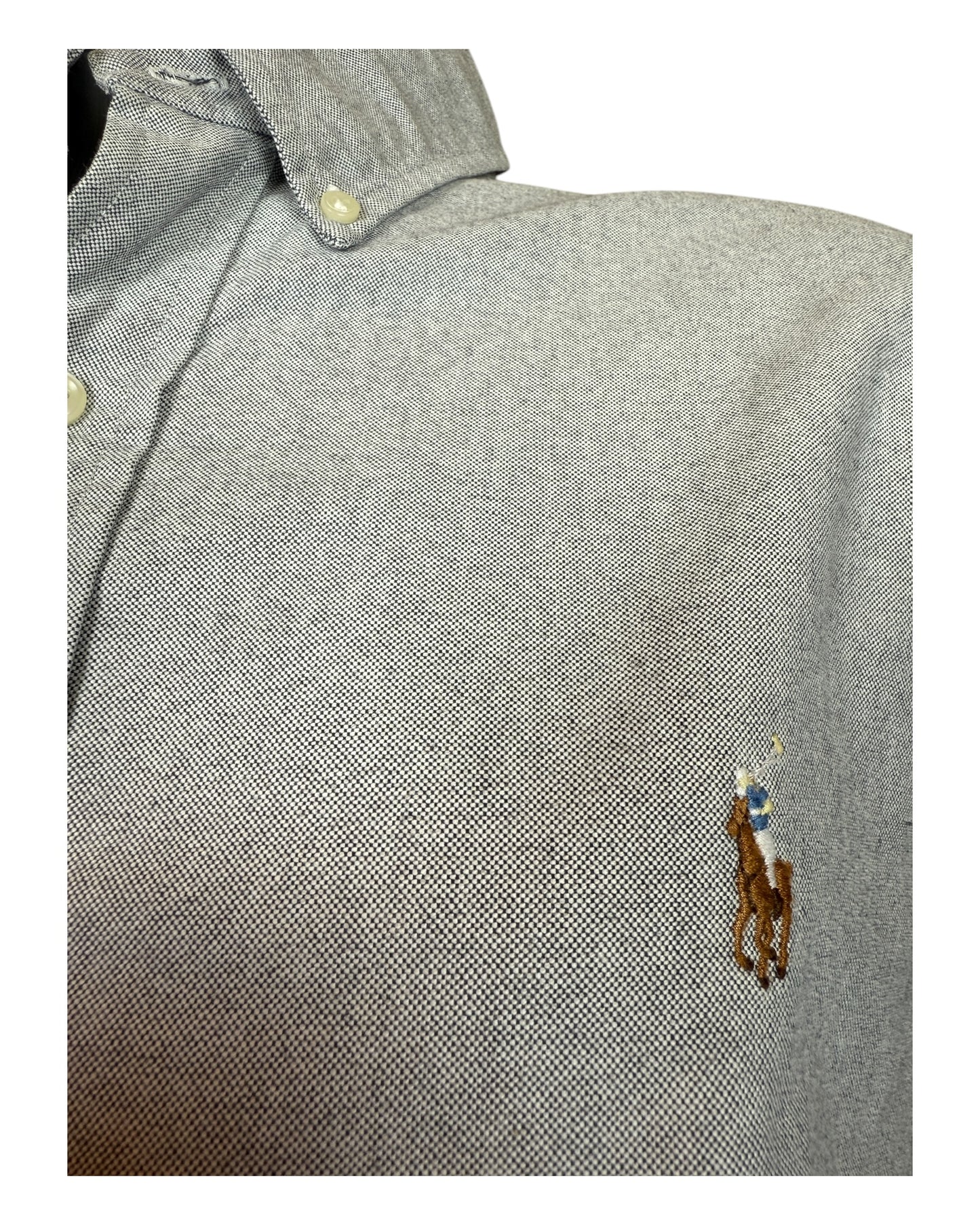 Polo Ralph Lauren Oxfordhemd grau Größe L