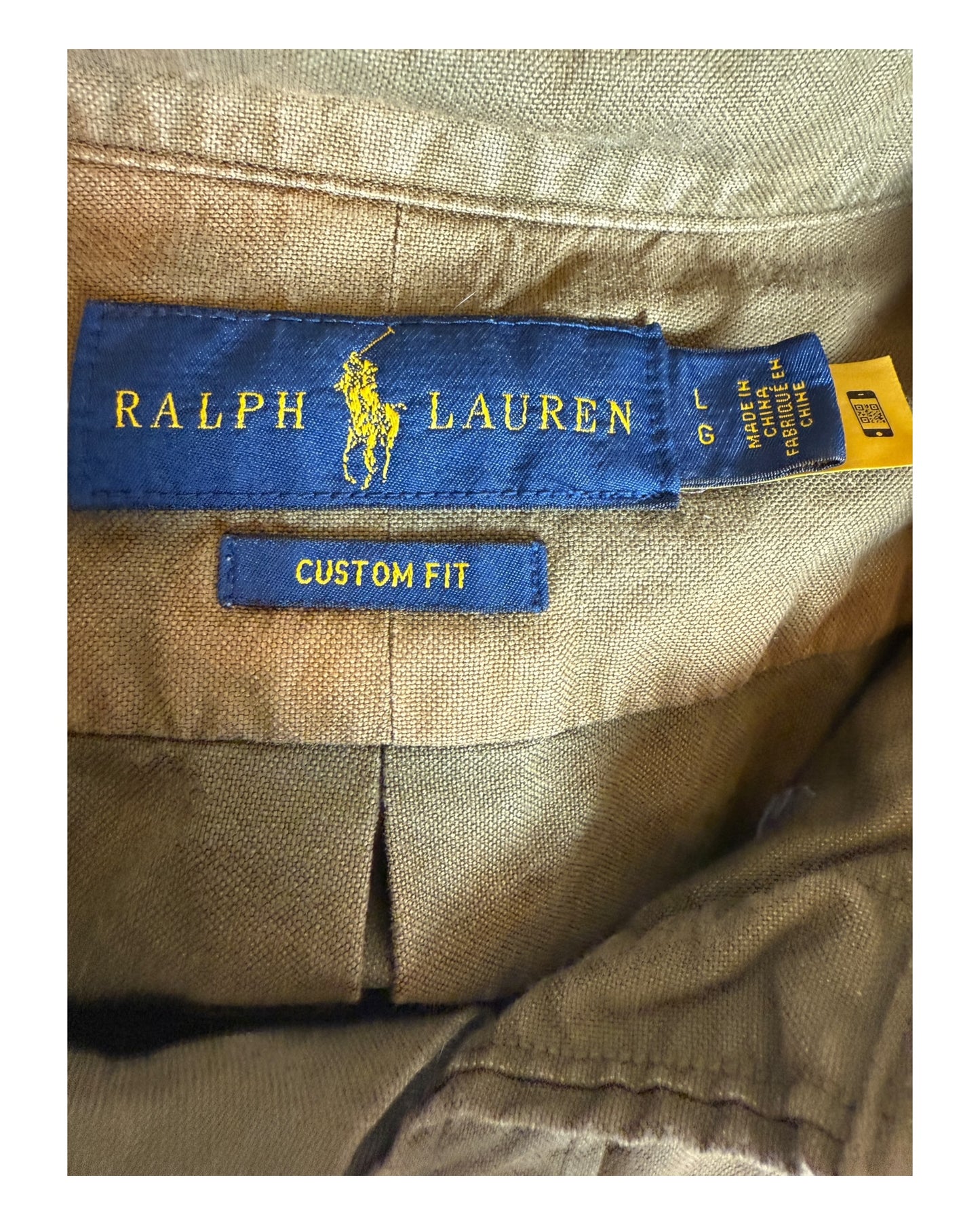 Polo Ralph Lauren Oxfordhemd khaki Größe L