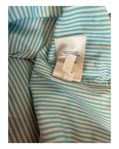 Polo Ralph Lauren Hemd türkis weiß gestreift Größe M