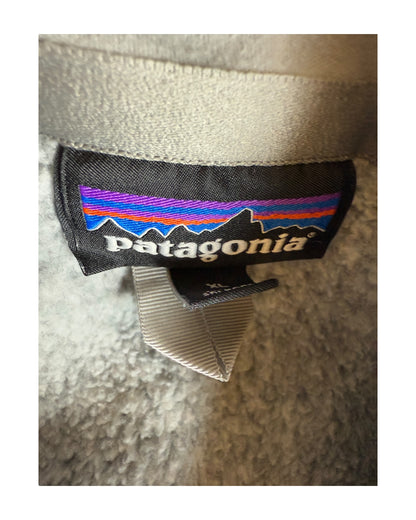 Patagonia Fleece Jacke grau Größe XL