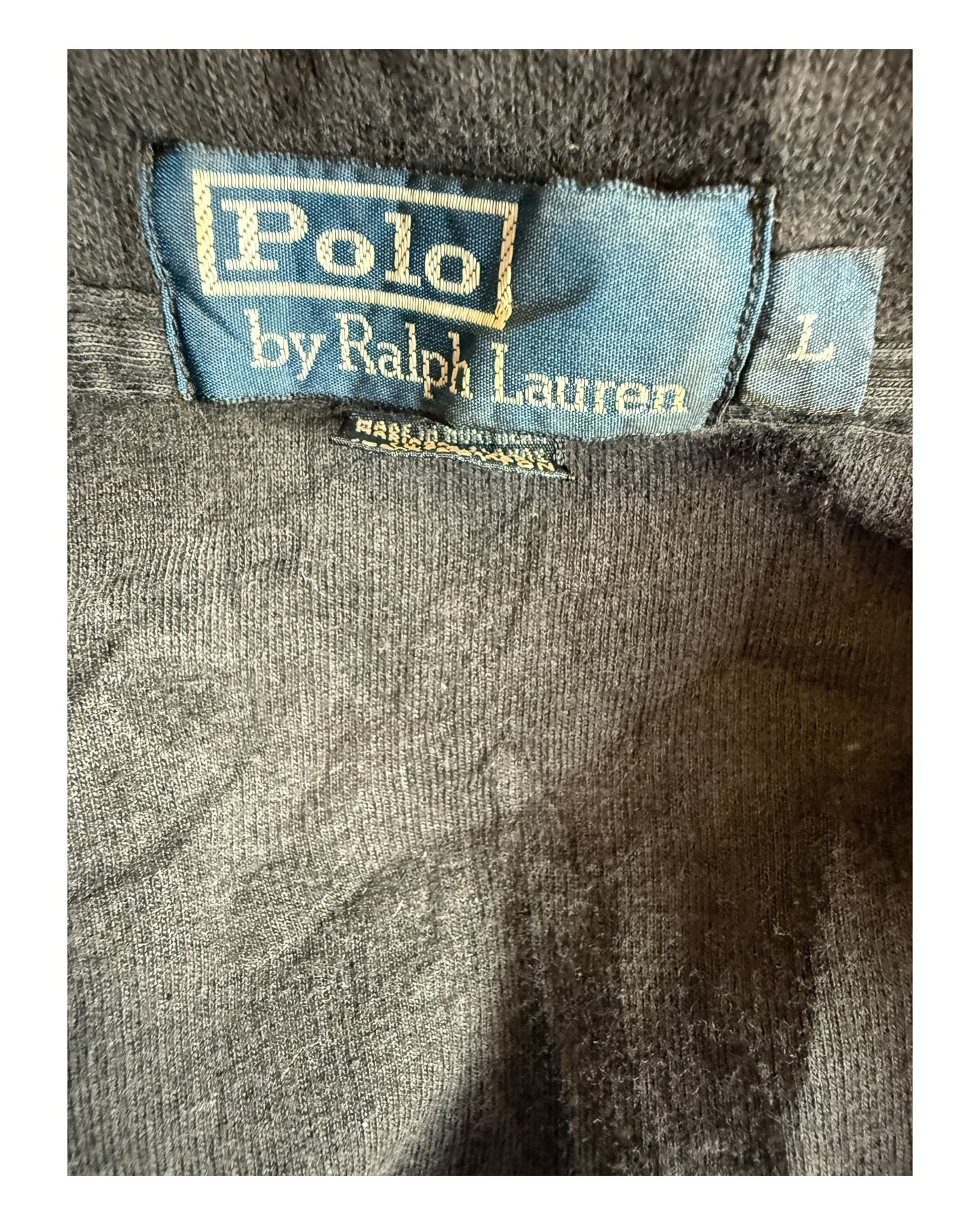 Polo Ralph Lauren Half Zip Pullover marineblau Größe L