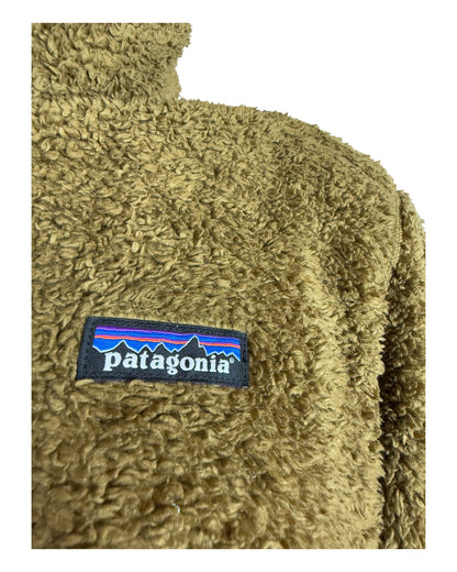 Patagonia Fleece Half Zip Pullover ocker Größe L
