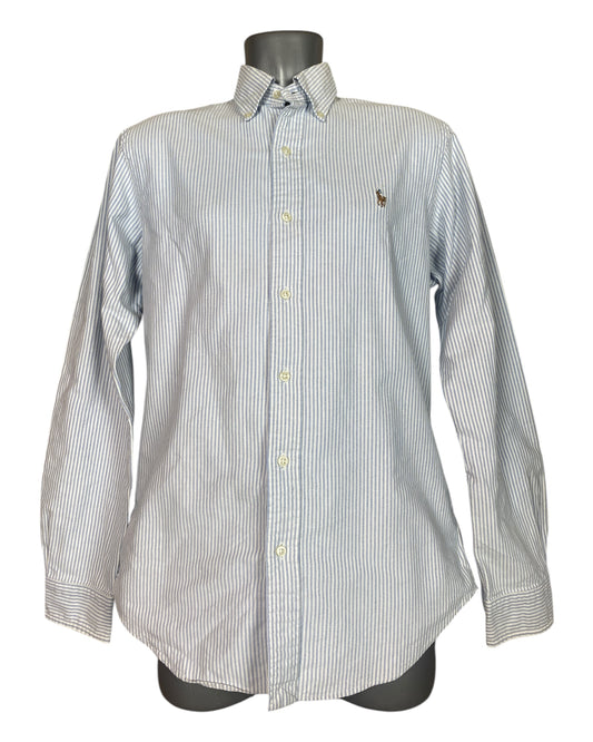 Polo Ralph Lauren Oxfordhemd blau weiß gestreift Größe M