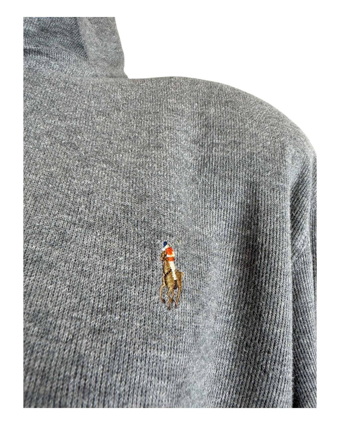 Polo Ralph Lauren Half Zip Pullover grau Größe L