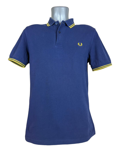 Fred Perry Poloshirt blau Größe M