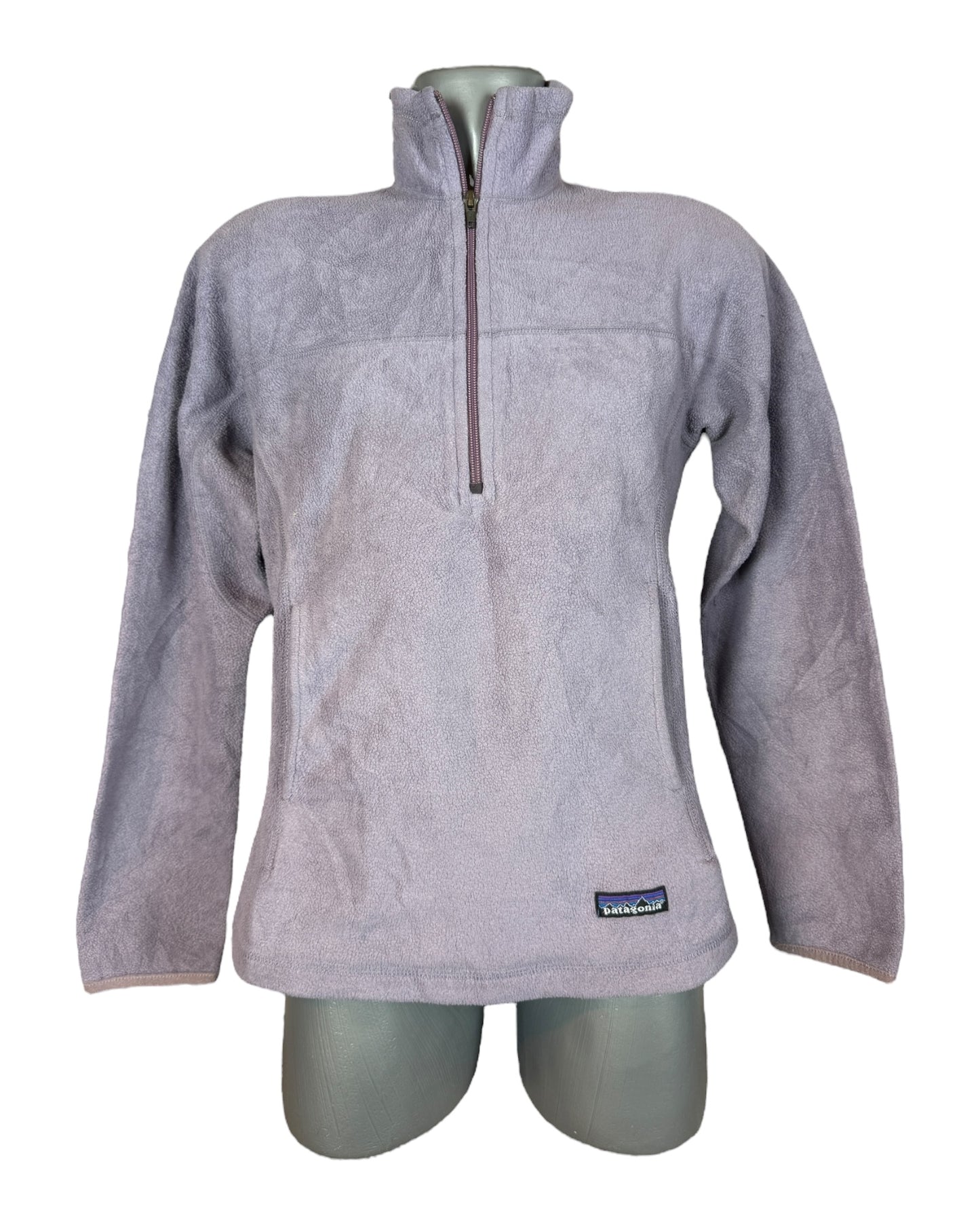 Patagonia Fleece Half Zip Pullover lila Größe M