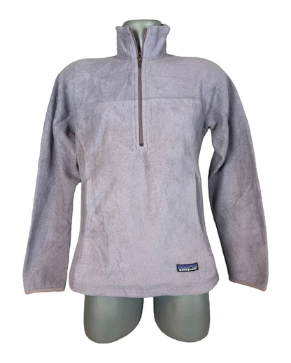 Patagonia Fleece Half Zip Pullover lila Größe M