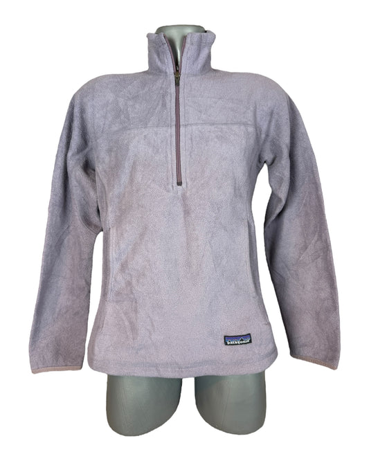 Patagonia Fleece Half Zip Pullover lila Größe M